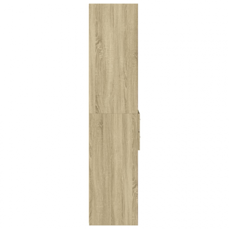Highboard Sonoma-Eiche 50x42,5x185 cm Holzwerkstoff