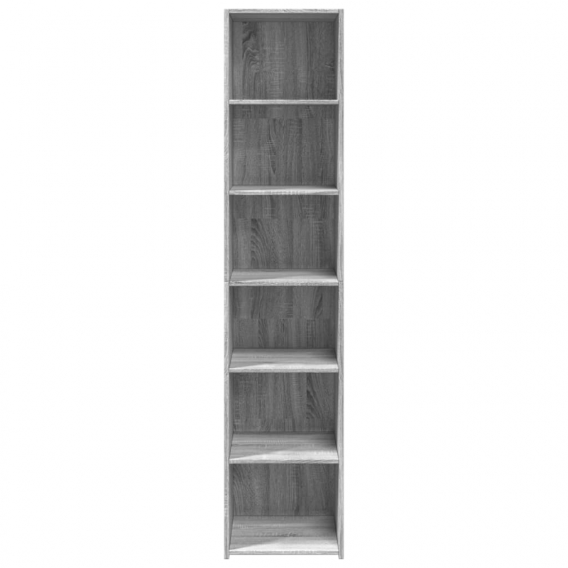 Highboard Grau Sonoma-Eiche 40x41x185 cm Holzwerkstoff