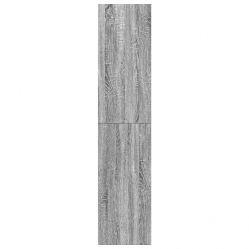 Highboard Grau Sonoma-Eiche 40x41x185 cm Holzwerkstoff