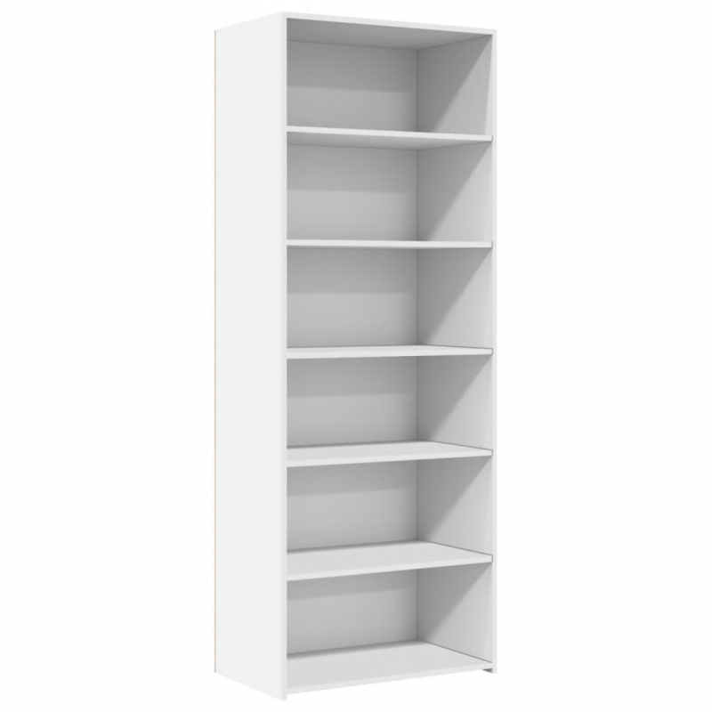 Highboard Weiß 70x41x185 cm Holzwerkstoff