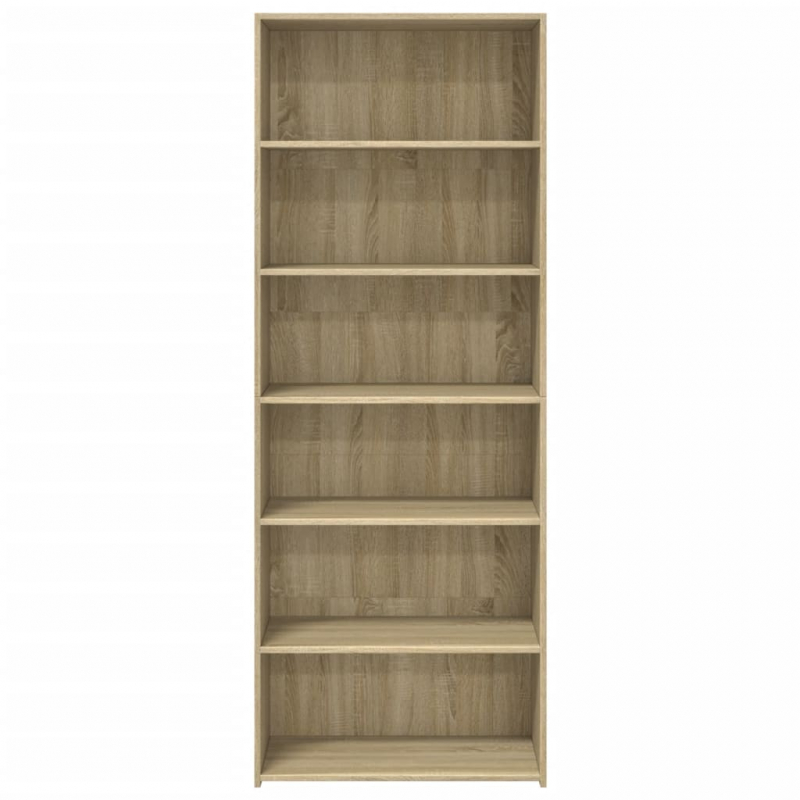 Highboard Sonoma-Eiche 70x41x185 cm Holzwerkstoff