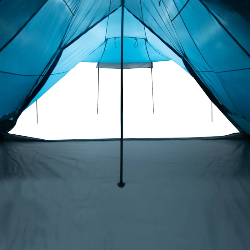 Tipi-Familienzelt 6 Personen Blau Wasserdicht
