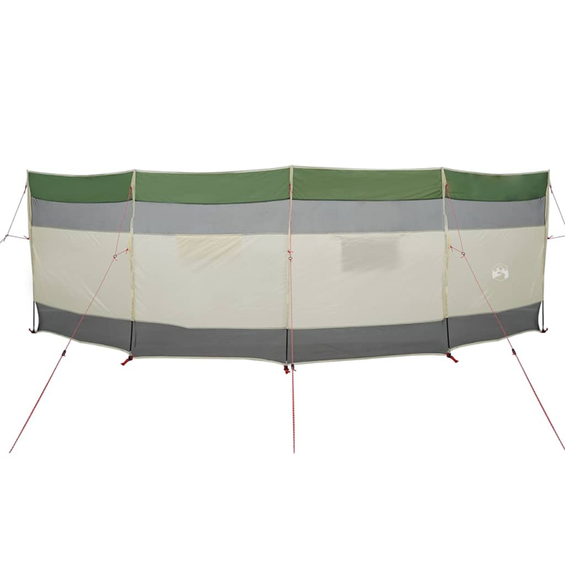 Camping-Windschutz Grün 510x153 cm Wasserdicht