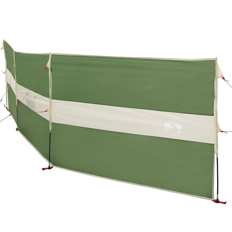Camping-Windschutz Grün 490x123 cm Wasserdicht