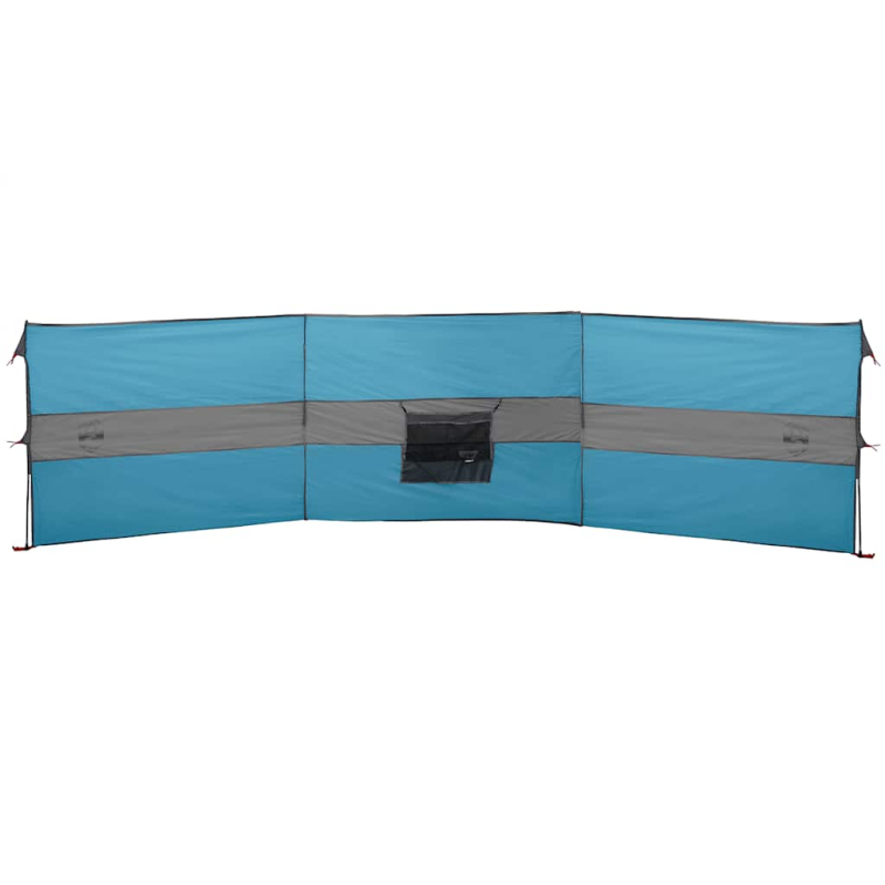 Camping-Windschutz Blau 490x123 cm Wasserdicht