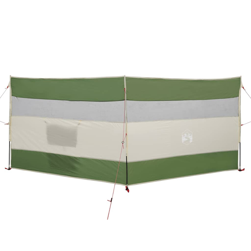 Camping-Windschutz Grün 340x130 cm Wasserdicht