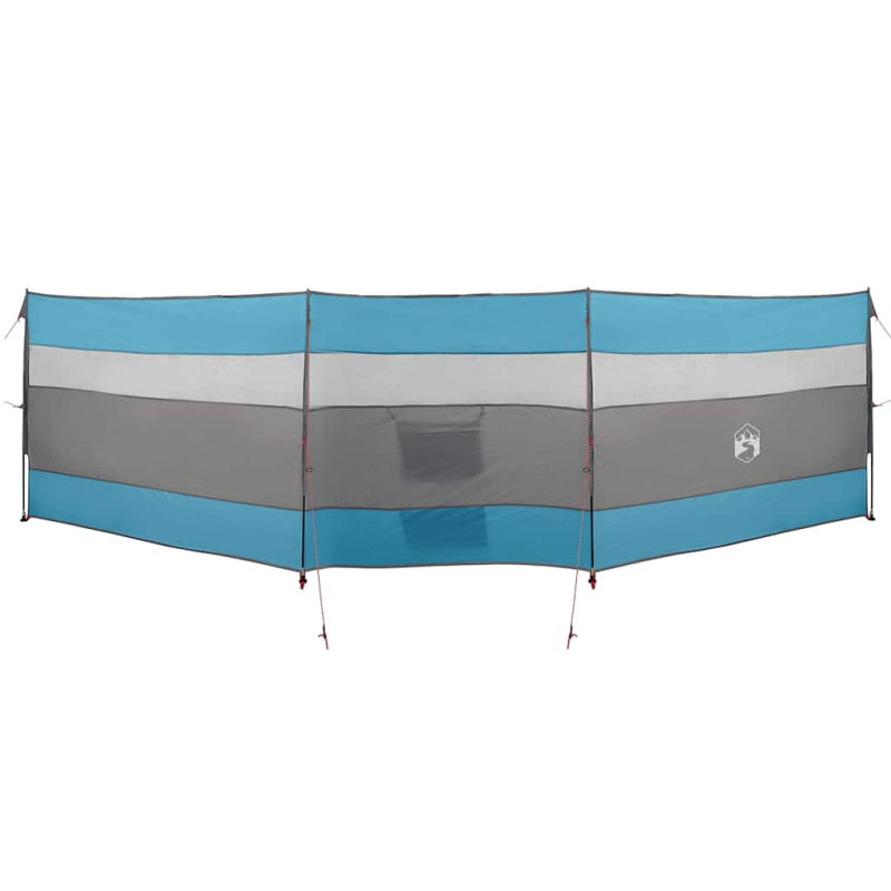 Camping-Windschutz Blau 508x130 cm Wasserdicht