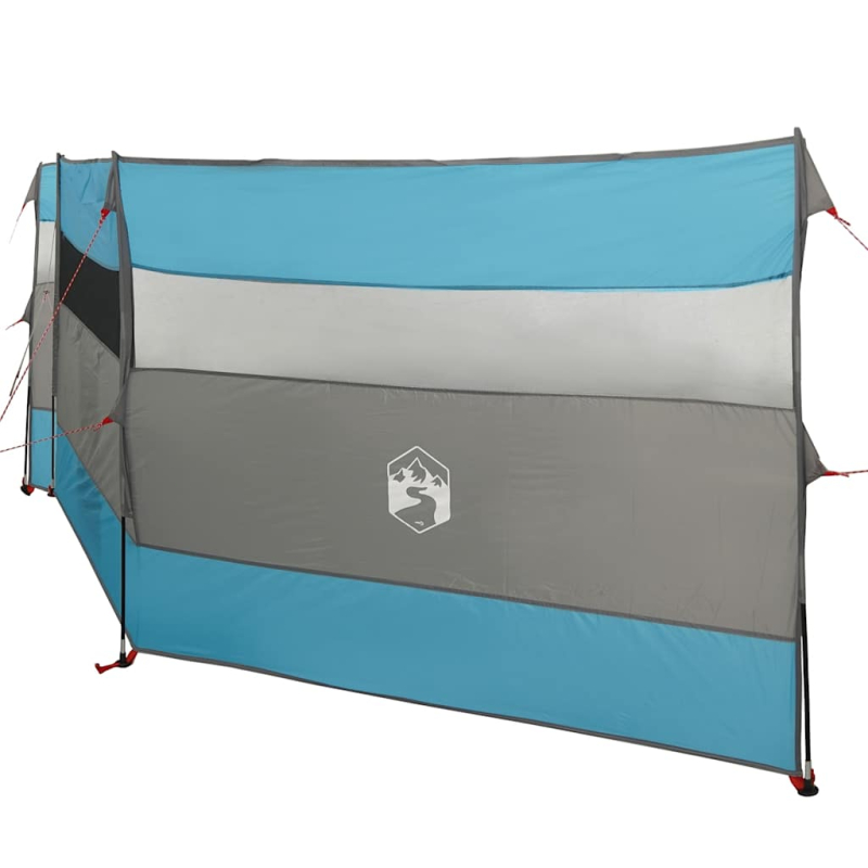 Camping-Windschutz Blau 508x130 cm Wasserdicht