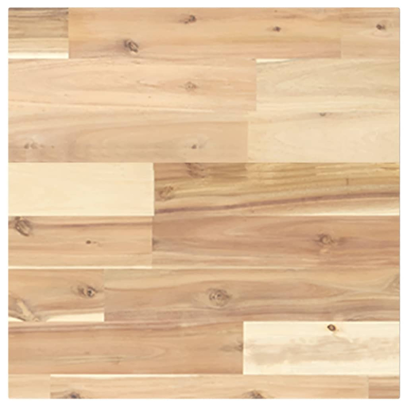 Tischplatte Quadratisch 40x40x2 cm Massivholz Akazie