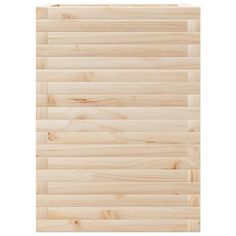 Pflanzkübel 50x50x68,5 cm Massivholz Kiefer