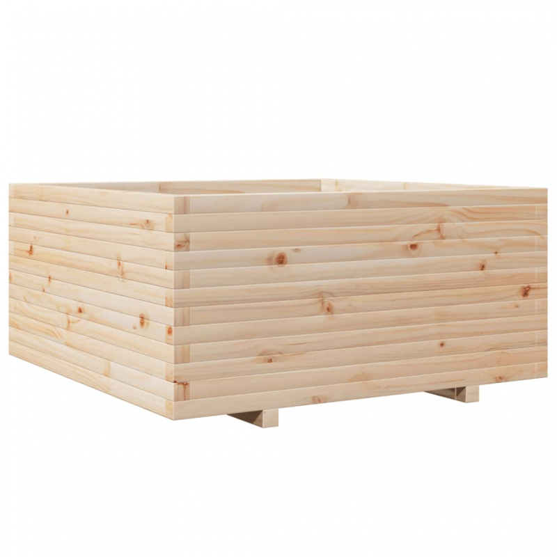 Pflanzkübel 100x100x49,5 cm Massivholz Kiefer