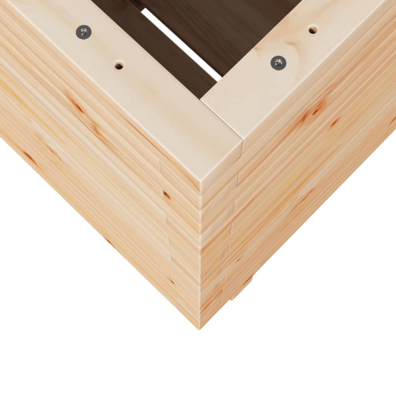 Pflanzkübel 50x50x72,5 cm Massivholz Kiefer