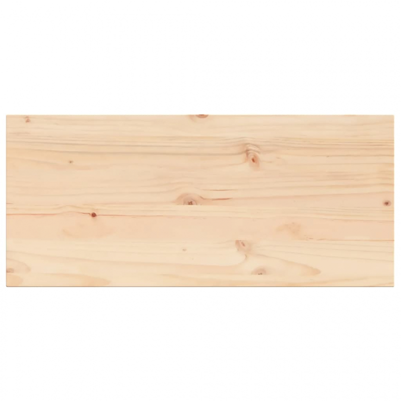 Tischplatte 90x40x2,5 cm Rechteckig Massivholz Kiefer