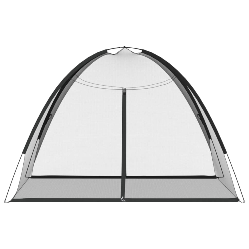 Moskito-Netzzelt Mongolisch 220 Schwarz 200x180x135 cm