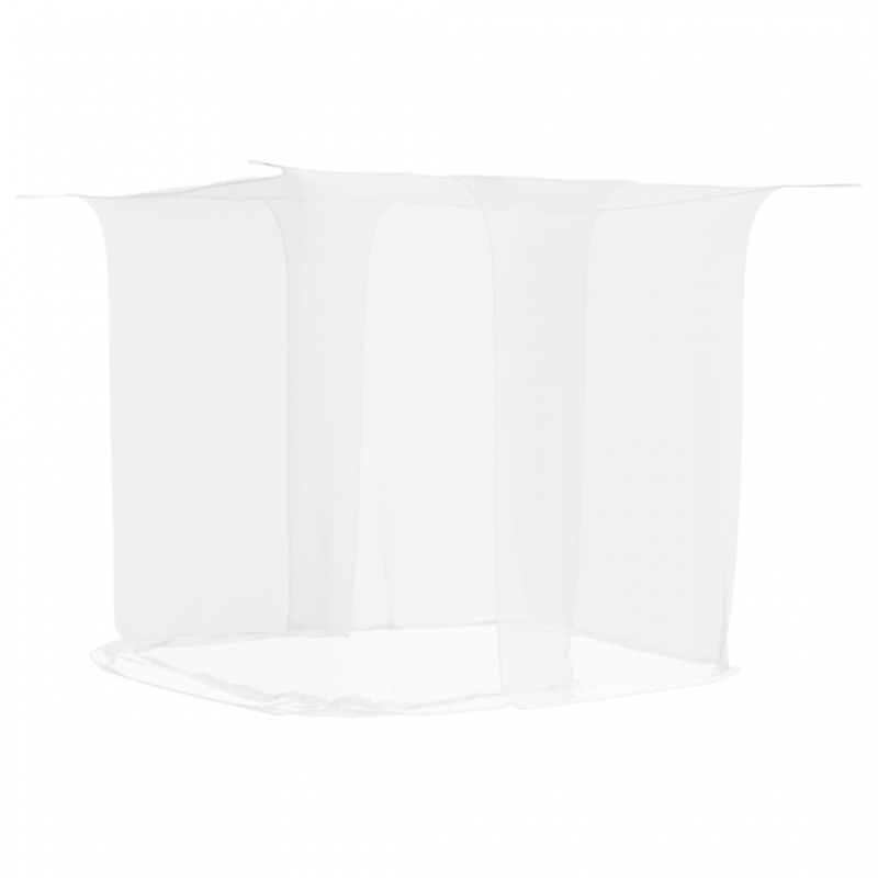 Moskitonetz zum Aufhängen 156 Mesh Weiß 220x200x210 cm