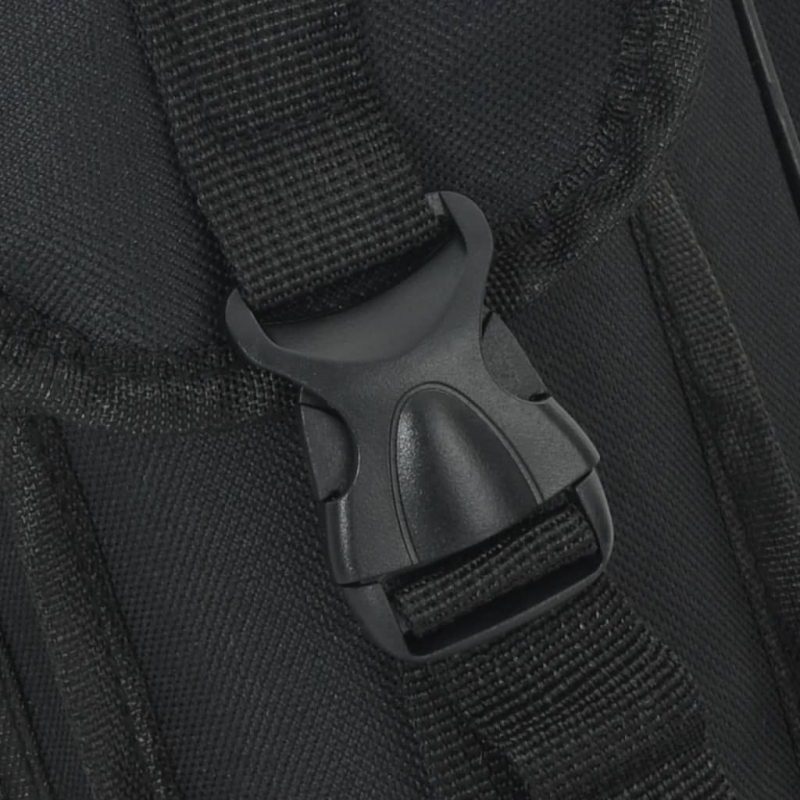 Angelrutentasche Schwarz 150 cm Oxford-Gewebe