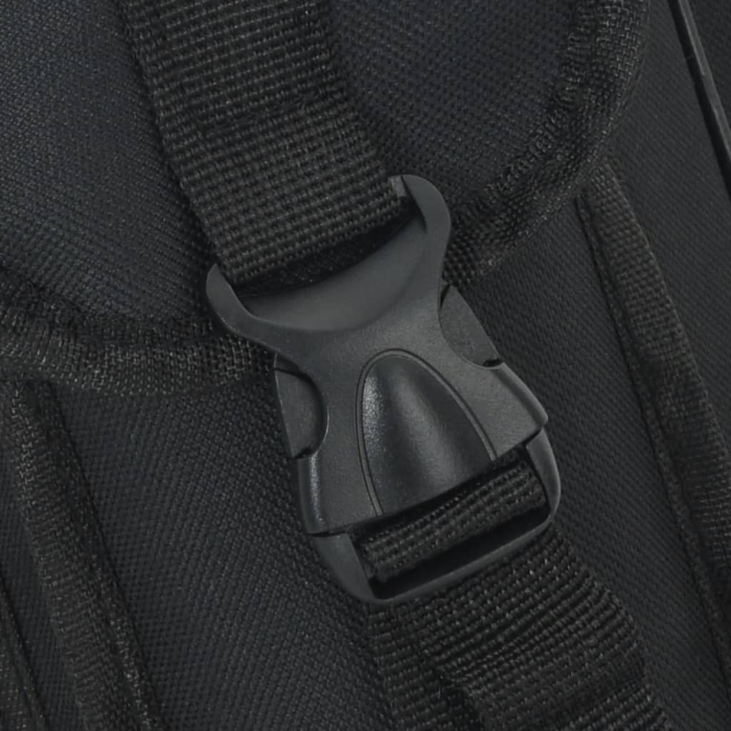 Angelrutentasche Schwarz 160 cm Oxford-Gewebe