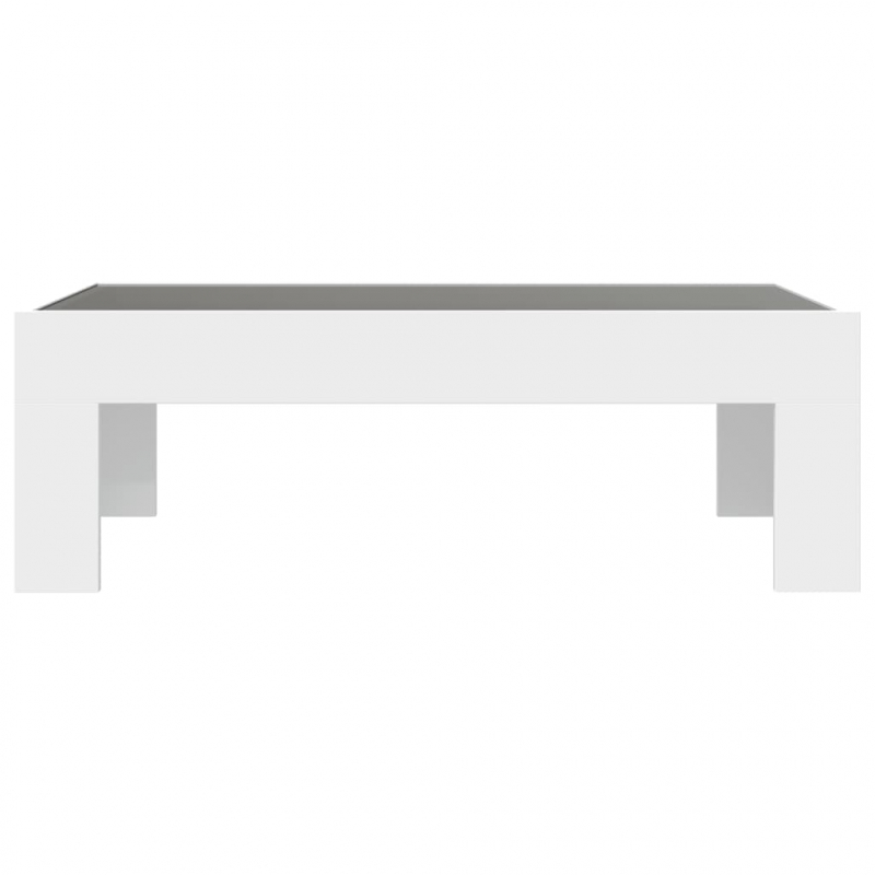 Couchtisch mit Infinity-LED Weiß 90x50x30 cm
