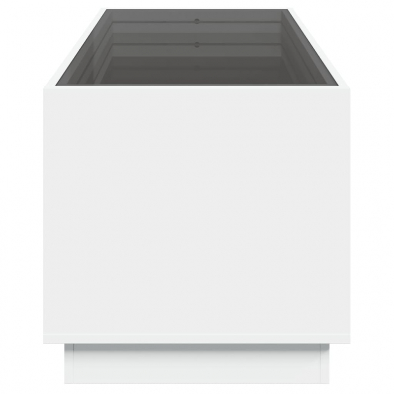 Couchtisch mit Infinity-LED Weiß 90x50x50 cm