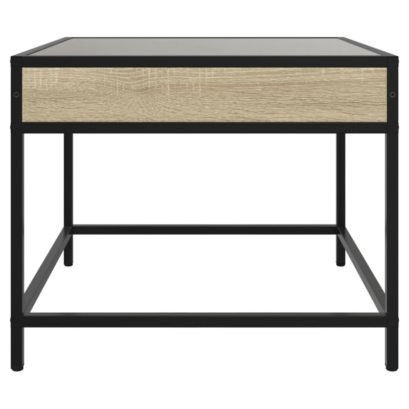 Couchtisch mit Infinity-LED Sonoma-Eiche 70x50x41 cm