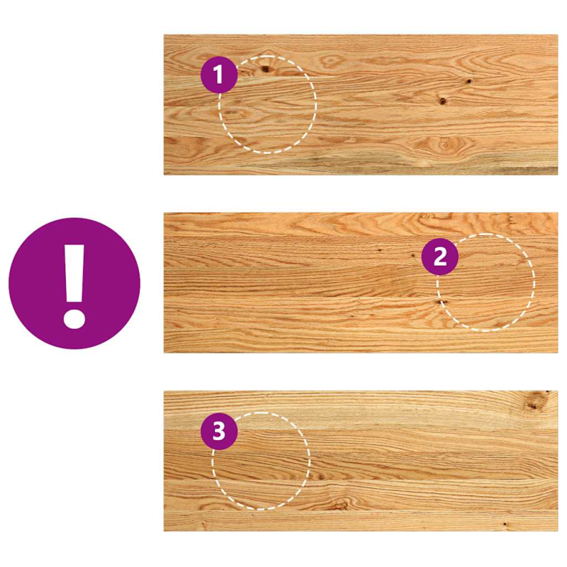 Treppenstufen 4 Stk. Hellbraun 70x30x2 cm Massivholz Eiche
