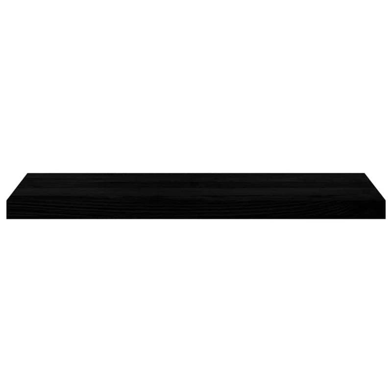 Treppenstufen 12 Stk. Dunkelbraun 80x25x2 cm Massivholz Eiche