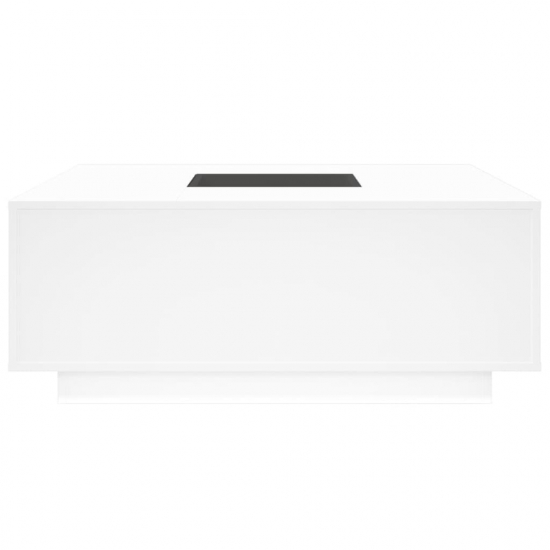 Couchtisch mit Infinity-LED Weiß 100x100x40 cm