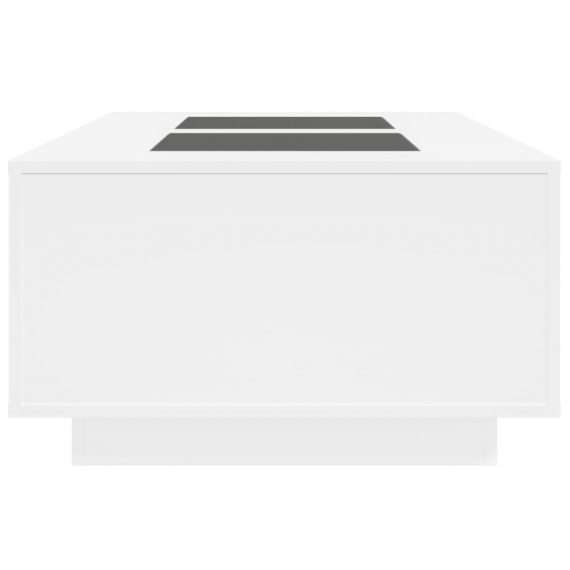 Couchtisch mit Infinity-LED Weiß 116x69x40 cm