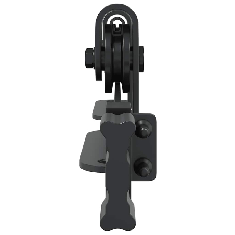 Schiebetürbeschlag Set für Schranktüren 213 cm Karbonstahl