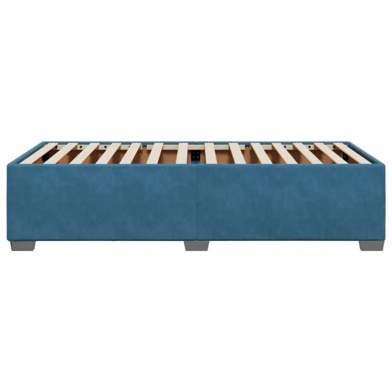 Bettgestell Blau 90x190 cm Samt