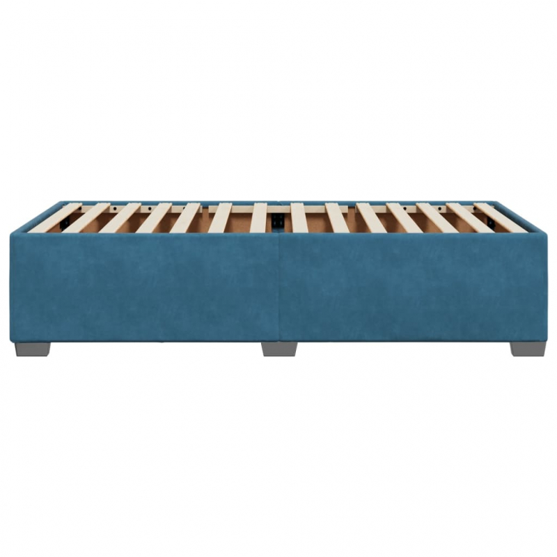 Bettgestell Blau 100x200 cm Samt