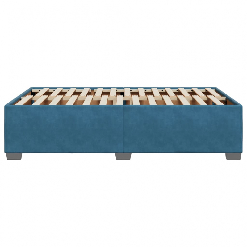 Bettgestell Blau 120x190 cm Samt