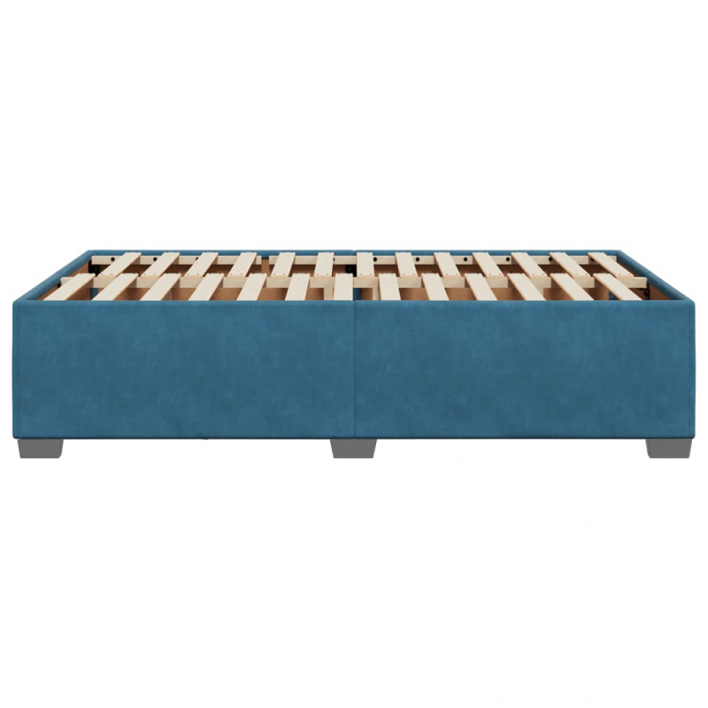Bettgestell Blau 120x200 cm Samt