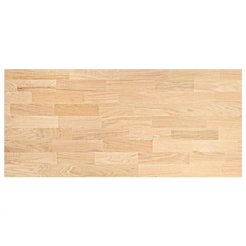 Küchenarbeitsplatte 140x63,5x2,7 cm Massivholz Eiche Rechteckig