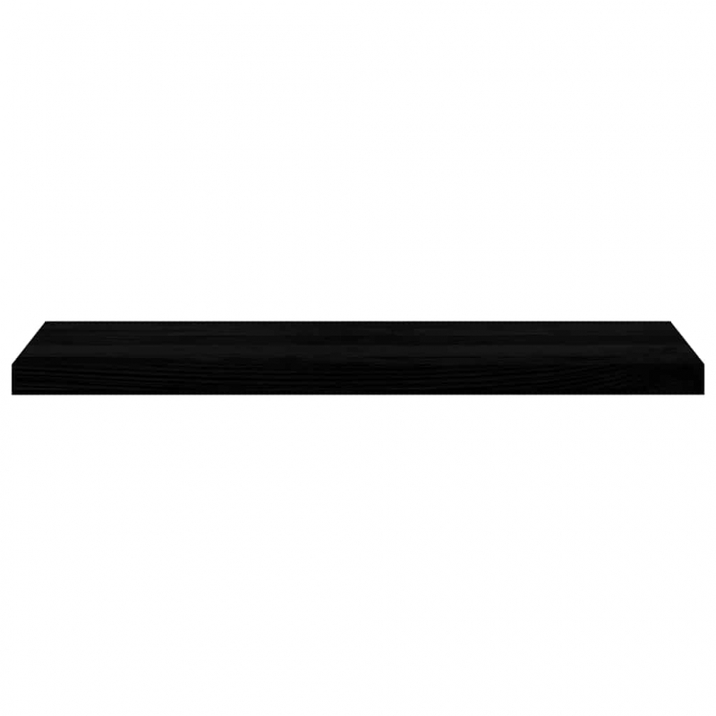 Fensterbänke 2 Stk. Dunkelbraun 90x25x2 cm Massivholz Eiche