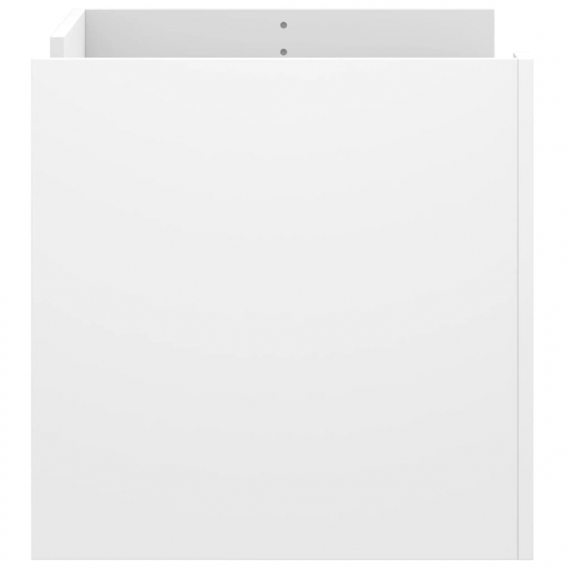 Couchtisch Weiß 80x50x50 cm Holzwerkstoff