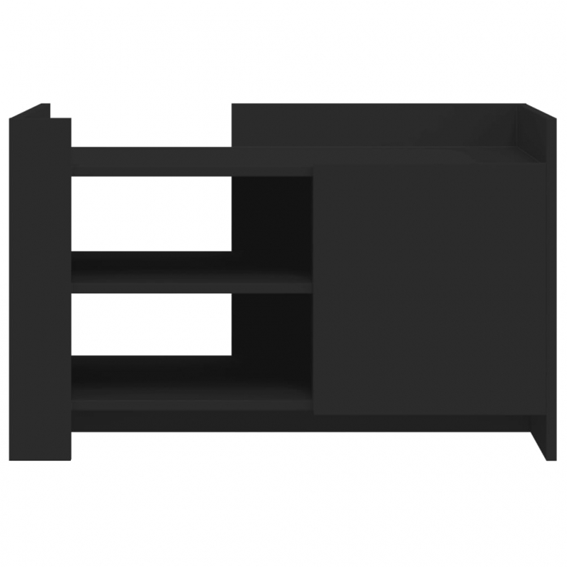 Couchtisch Schwarz 80x50x50 cm Holzwerkstoff