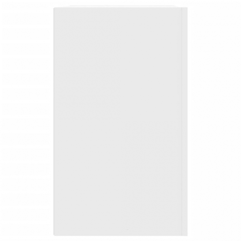 Wandregal Weiß 75x35x60 cm Holzwerkstoff