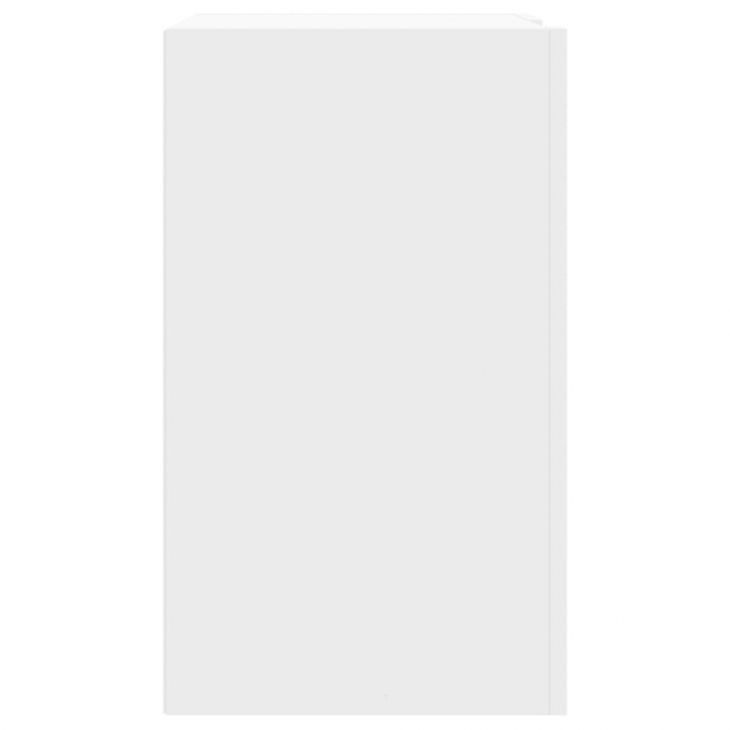 Wandregal Weiß 75x35x60 cm Holzwerkstoff