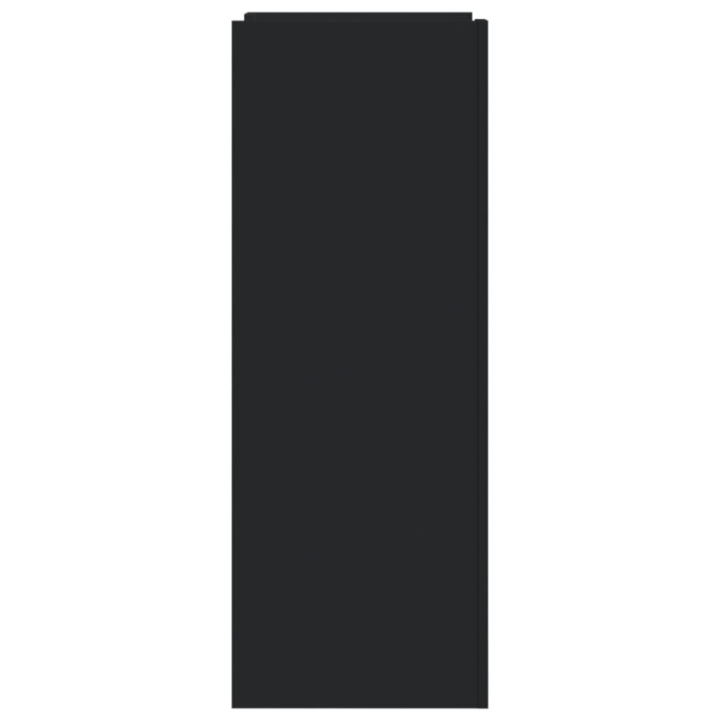 Schuhschrank Schwarz 74,5x37,5x100 cm Holzwerkstoff