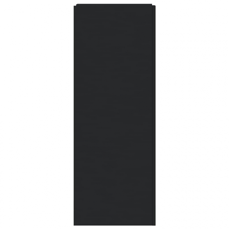 Schuhschrank Schwarz 52x37,5x100 cm Holzwerkstoff