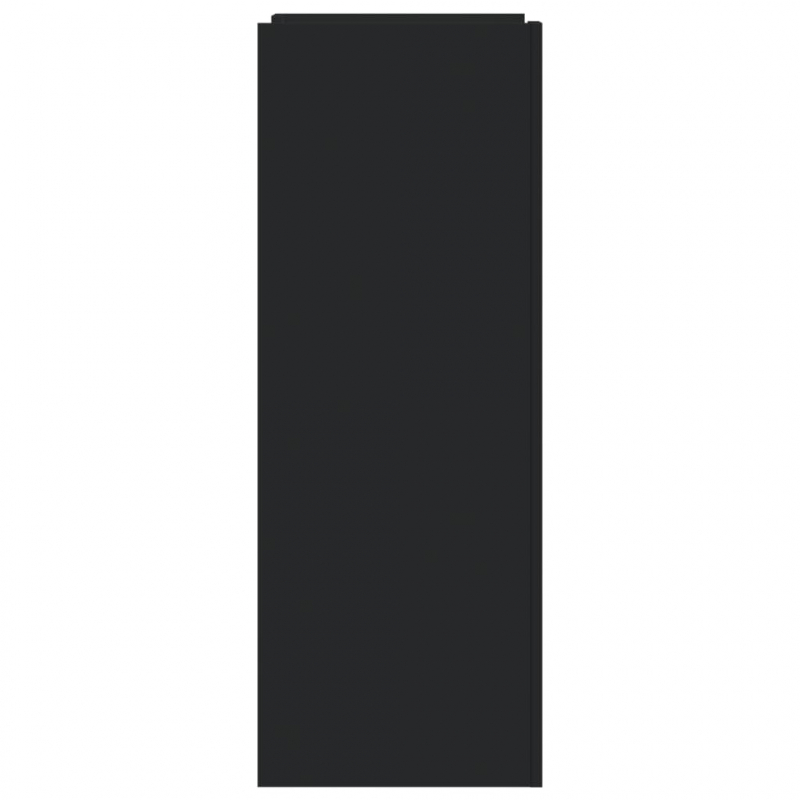 Schuhschrank Schwarz 52x37,5x100 cm Holzwerkstoff