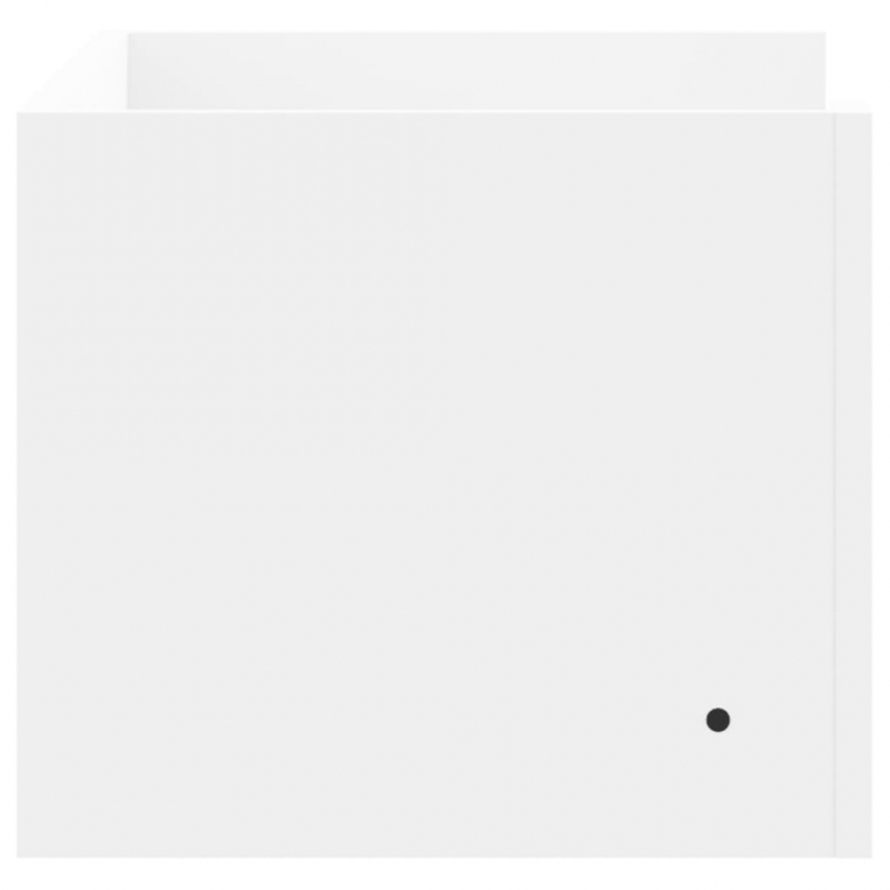 Wandregal Weiß 70,5x35x30,5 cm Holzwerkstoff