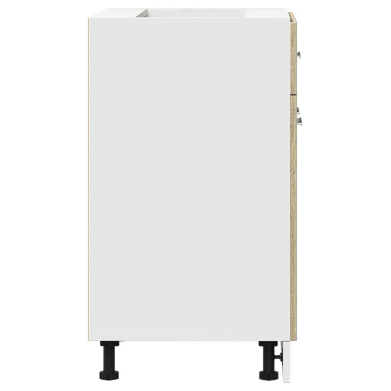 Schubunterschrank Lyon Sonoma-Eiche 60x46x81,5 cm Holzwerkstoff