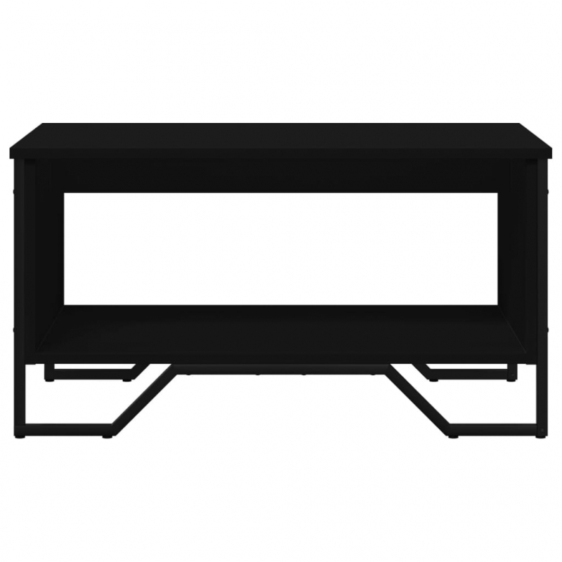 Couchtisch Schwarz 75x51x40 cm Holzwerkstoff