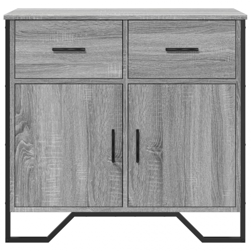 Sideboard Grau Sonoma 79,5x35,5x74,5 cm Holzwerkstoff