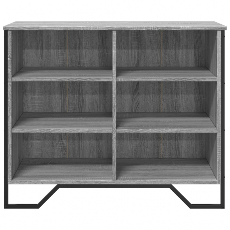 Sideboard Grau Sonoma 91x35,5x74,5 cm Holzwerkstoff