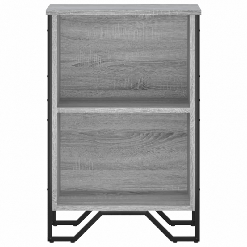 Bücherregal Grau Sonoma 50x31x74,5 cm Holzwerkstoff