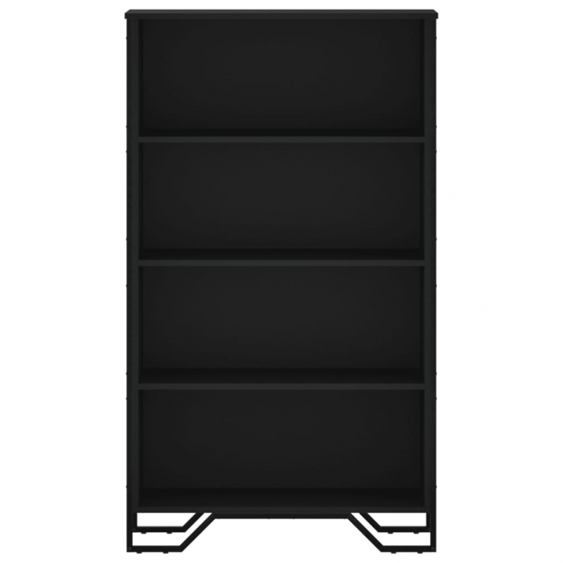 Bücherregal Schwarz 80x31x137,5 cm Holzwerkstoff