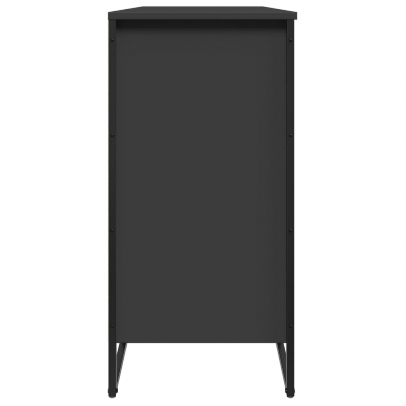 Schuhregal Schwarz 80x38x78 cm Holzwerkstoff